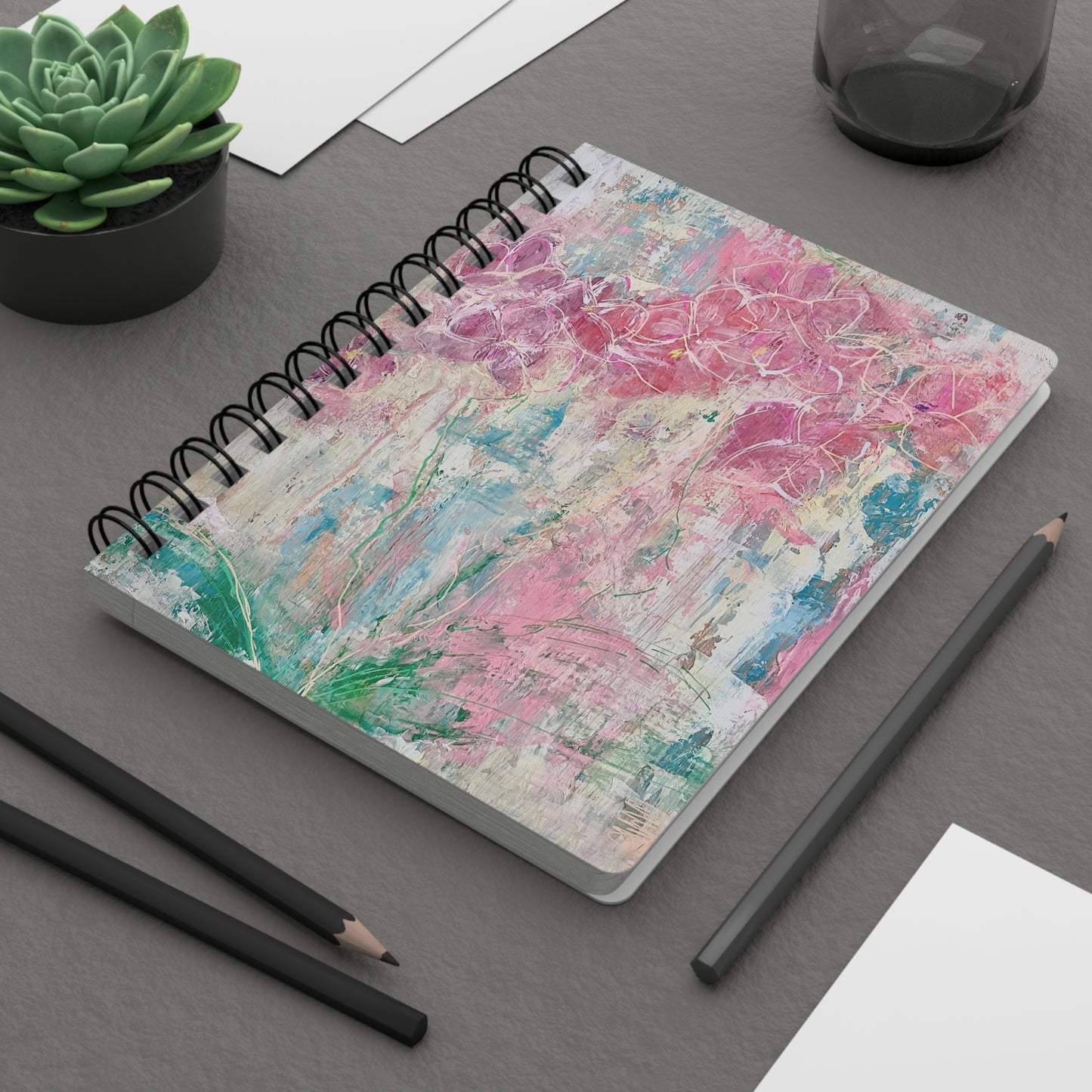 Pretty Judgy Flowers Spiral Bound Journal