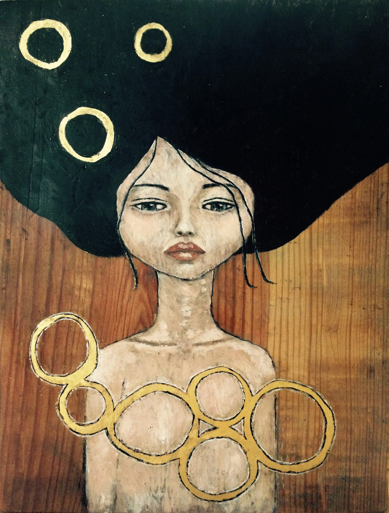 Lady with Rings
