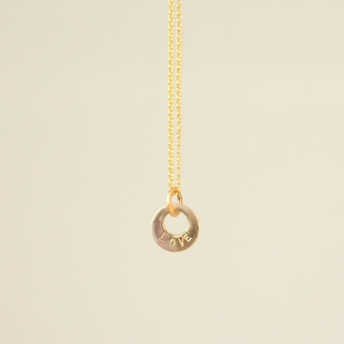 Personalized Custom Stamped Engraved Patina Copper Gold Sterling Silver Breath Charm Necklace