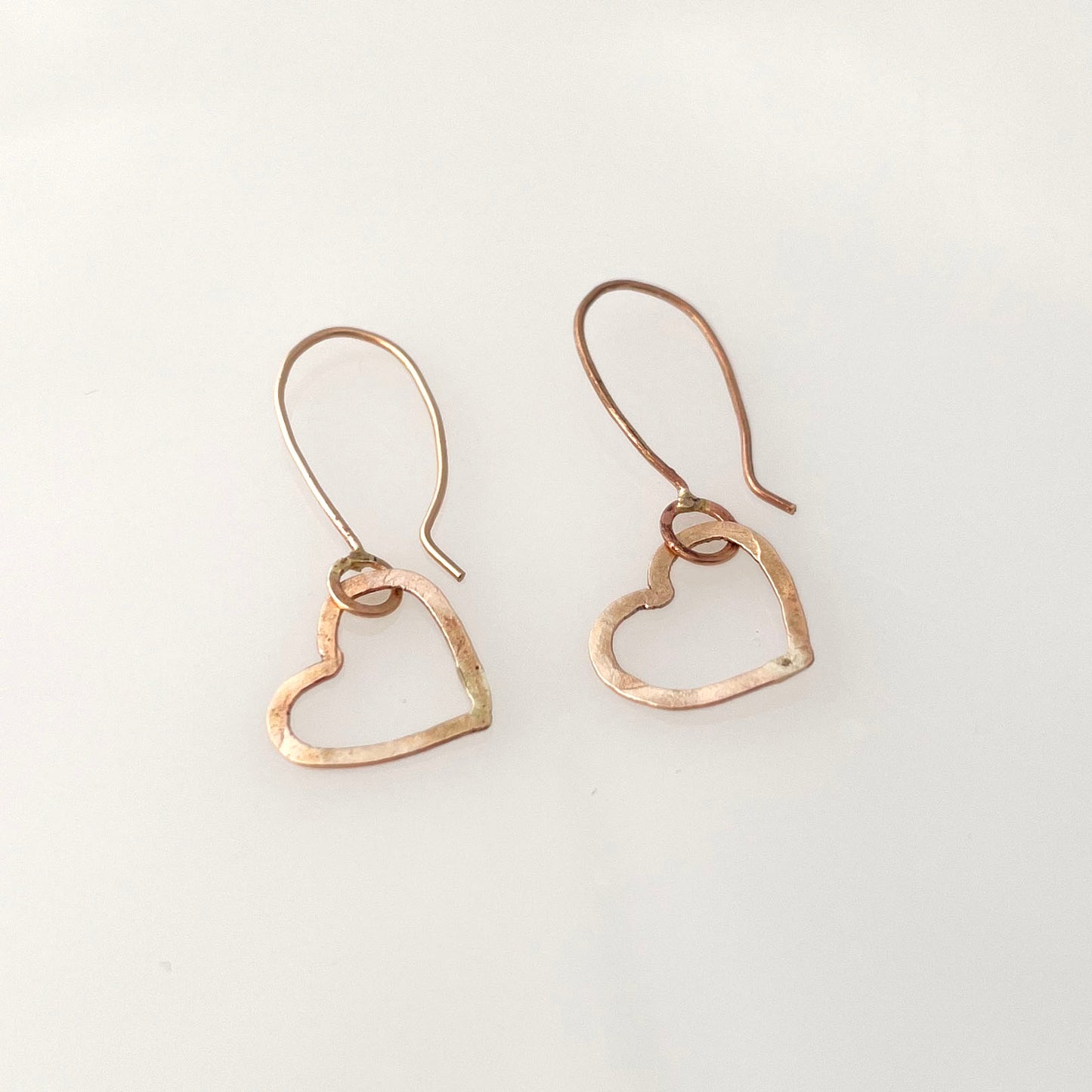 Dangling Heart Earrings