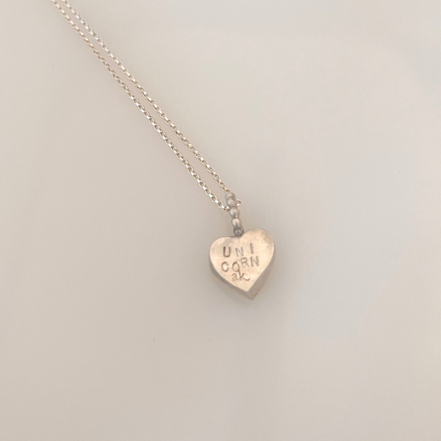 Upcycled vintage Heart Button Candy Heart Necklace