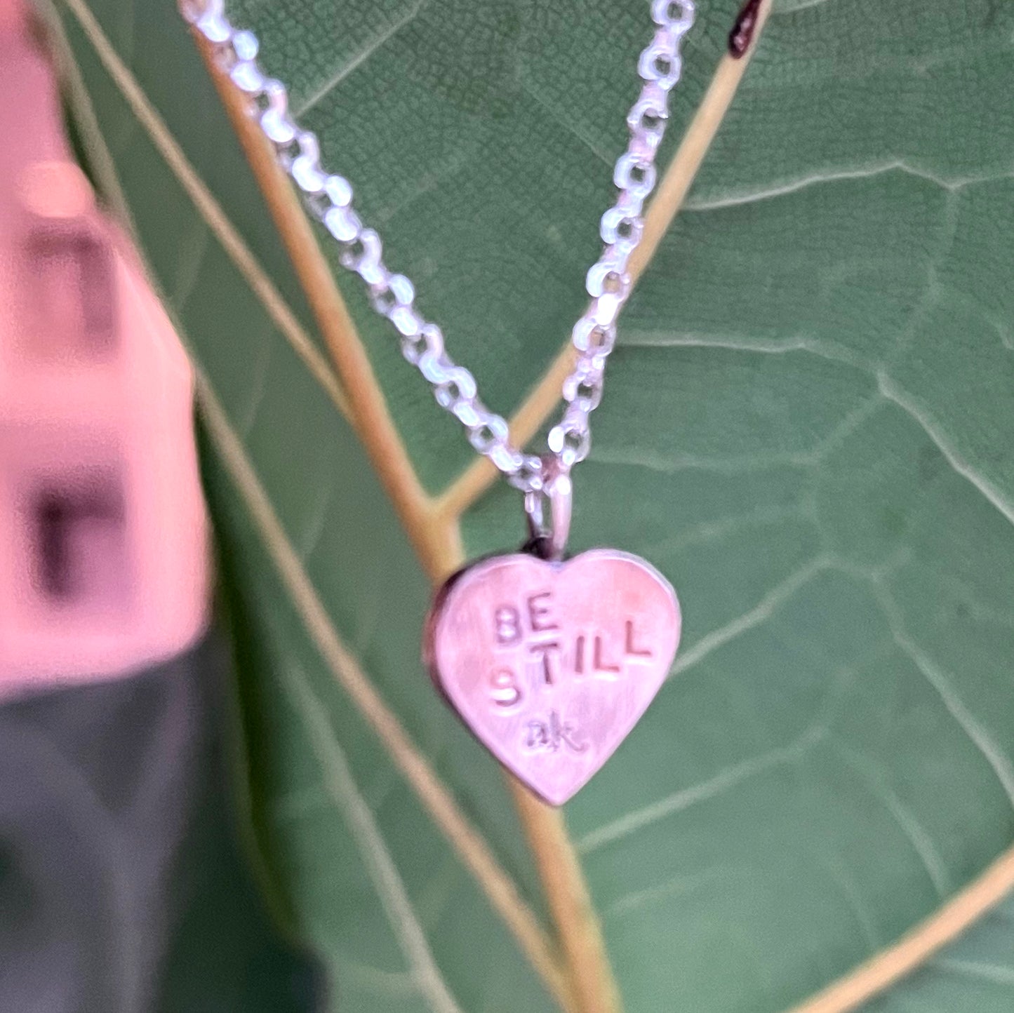 Be Still Heart Necklace