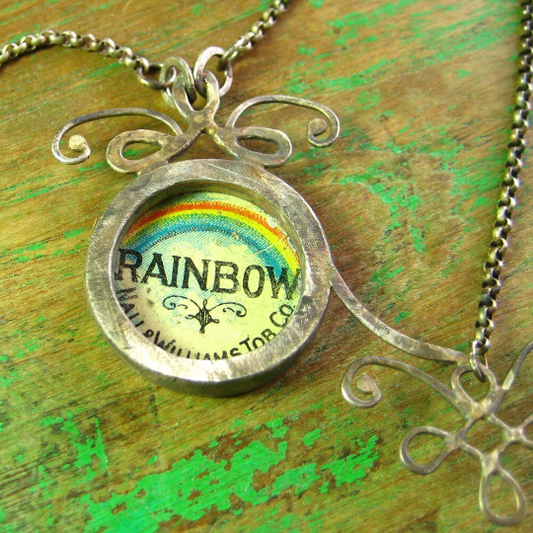 Rainbow Asymmetrical Necklace